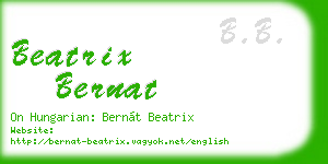 beatrix bernat business card